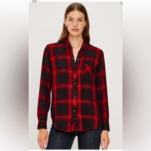 Rails Hunter Crimson Pitch Plaid Button Up Shirt
